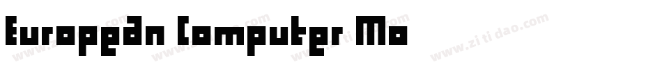 European Computer Mo字体转换